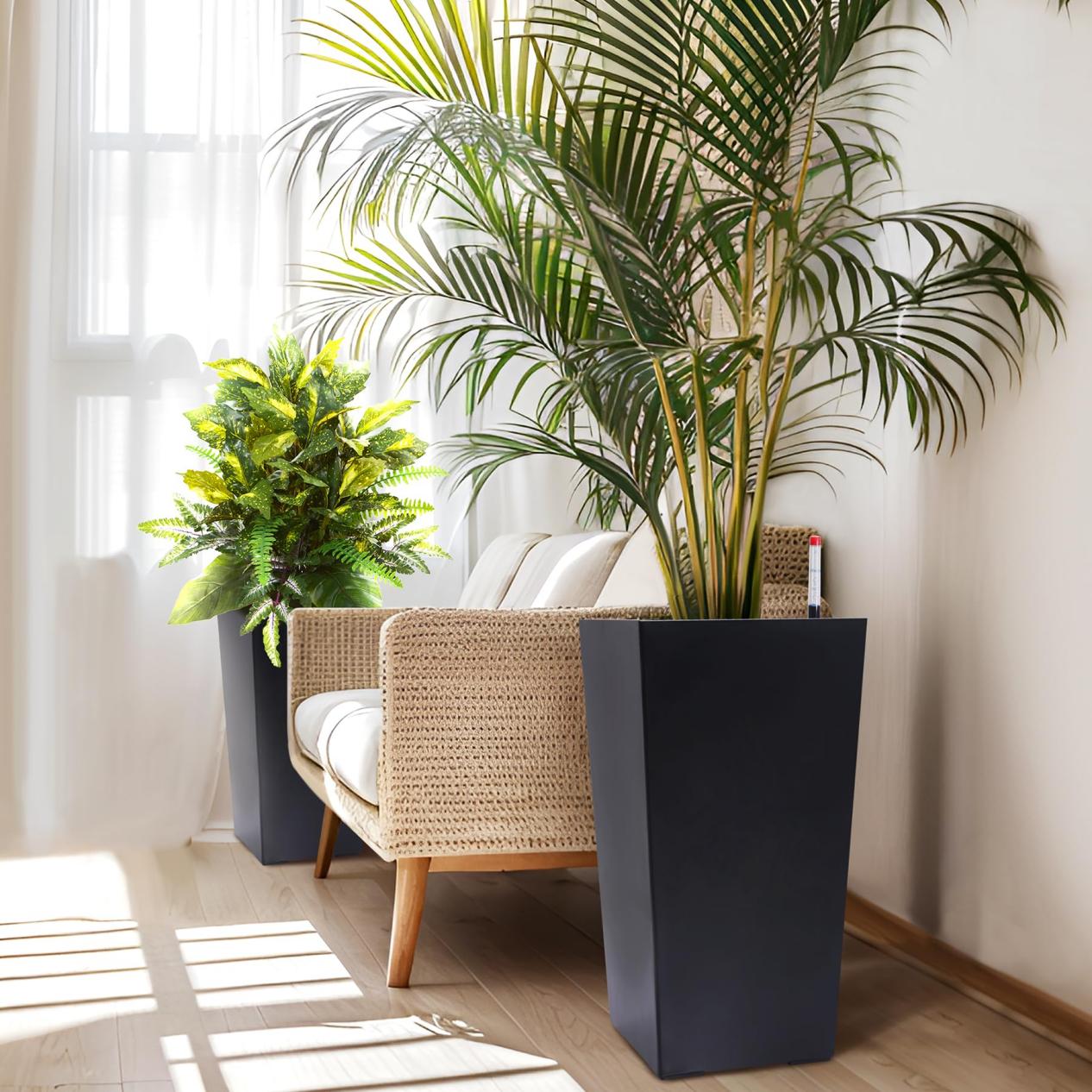 GARVEE Tall Planters Set of 2
