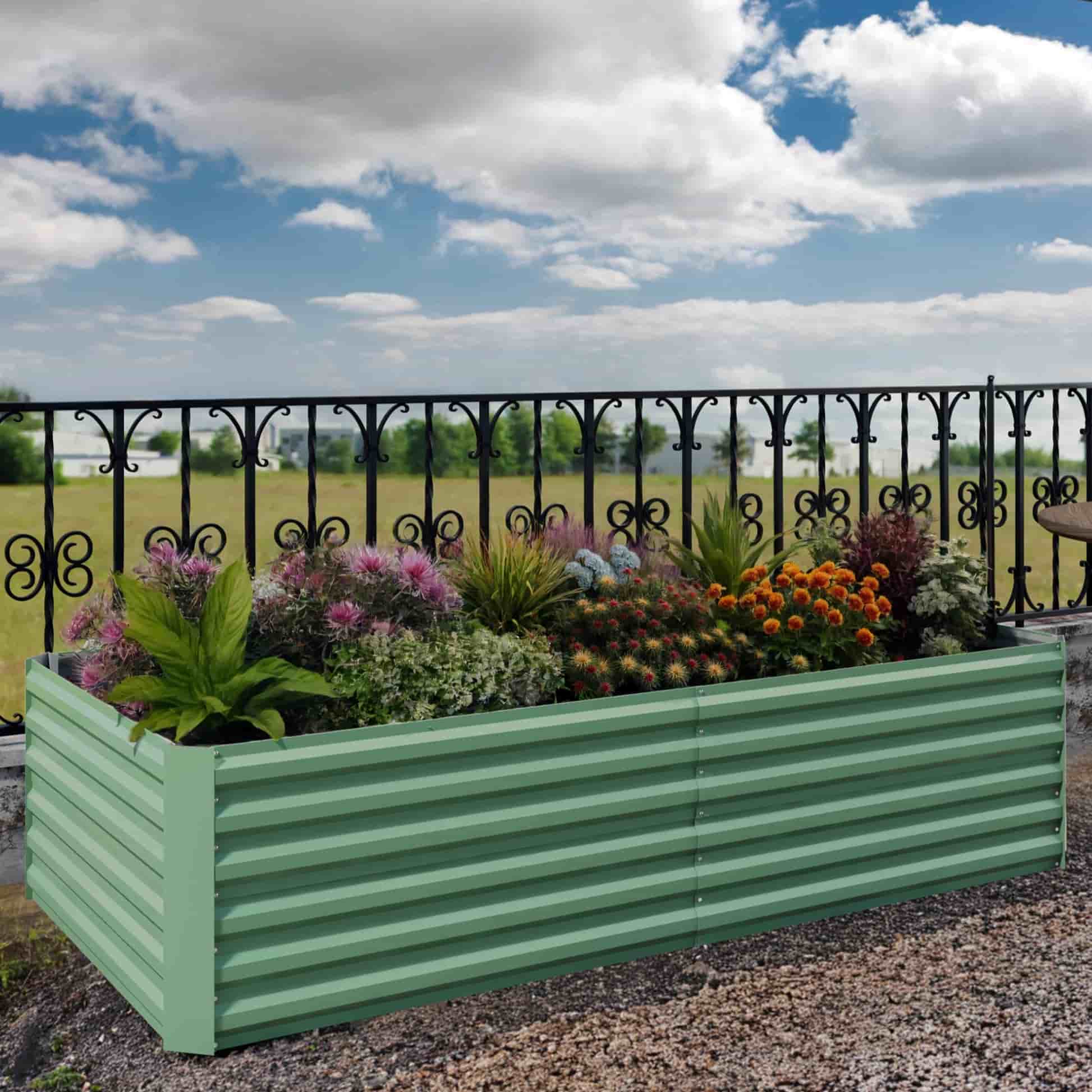 Garvee Galvanized Raised Garden Bed
