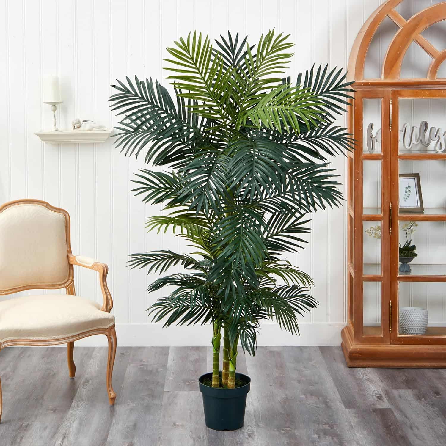 Nearly Natural Golden Cane Palm Tree