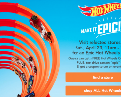 Free Epic Hot Wheels Event at Toys R Us (April 23)