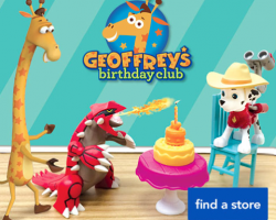 Toys R Us – Free Geoffrey Plush Toy and Storybook