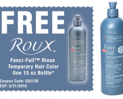 Free Bottle of Roux Temporary Hair Color at Sally Beauty Supply