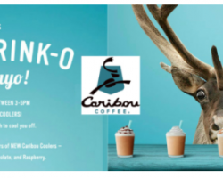 Caribou Coffee – Free Caribou Mini Coolers (May 5th)