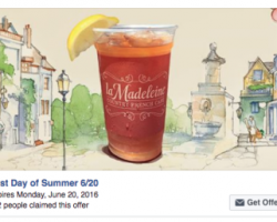 La Madeleine – Free Glass of Iced Tea (June 20th)