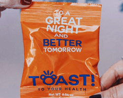 Free Toast Gummy Bears Hangover prevention Samples