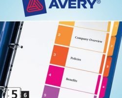 Free Pack Avery Printable Dividers