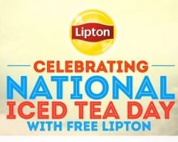 Free Lipton Iced Tea On 20oz June-10