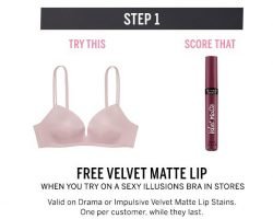 Free Velvet Matte Lip At VS stores
