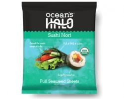 Free Bag Of Ocean's Halo Organic Seaweed Sheets