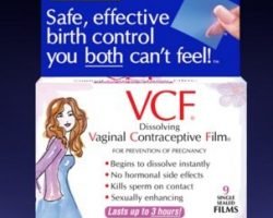 Free Dissolving Vaginal Contraceptive Film Product