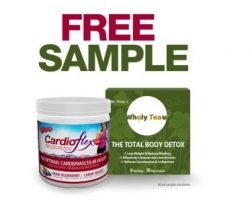 Free Cardioflex Or Wholy Tea Product