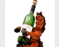 Free Horse Wine Bottle Holder