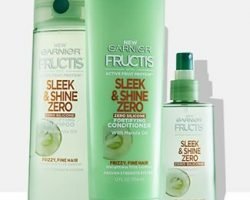 Free Garnier Fructis Sleek & Shine Zero Shampoo & Conditioner
