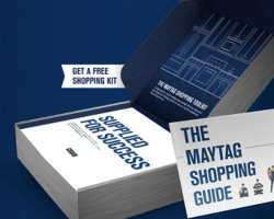 Free Shopping Kit By Mail From Maytag (Pen, Measuring Tools & Guide)