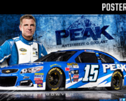 Free Clint Bower Race Car Posters