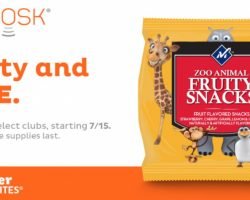 Sam’s Club – Free  Zoo Animal Fruity Snacks Sample