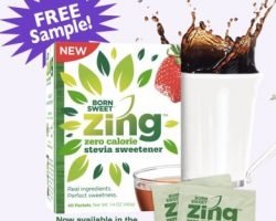 Free Zing Zero Calorie Sweetener